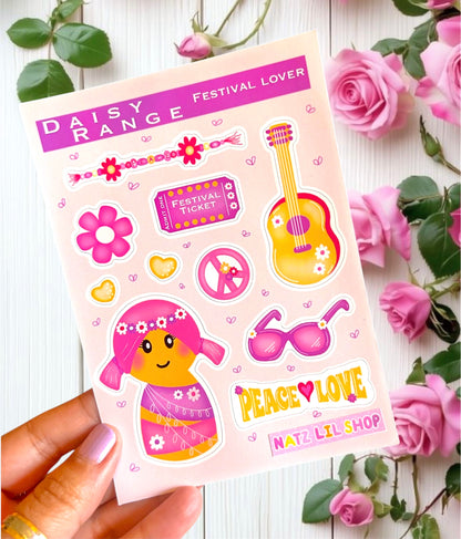 Music Festival Sticker Sheet