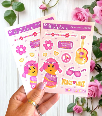 Music Festival Sticker Sheet