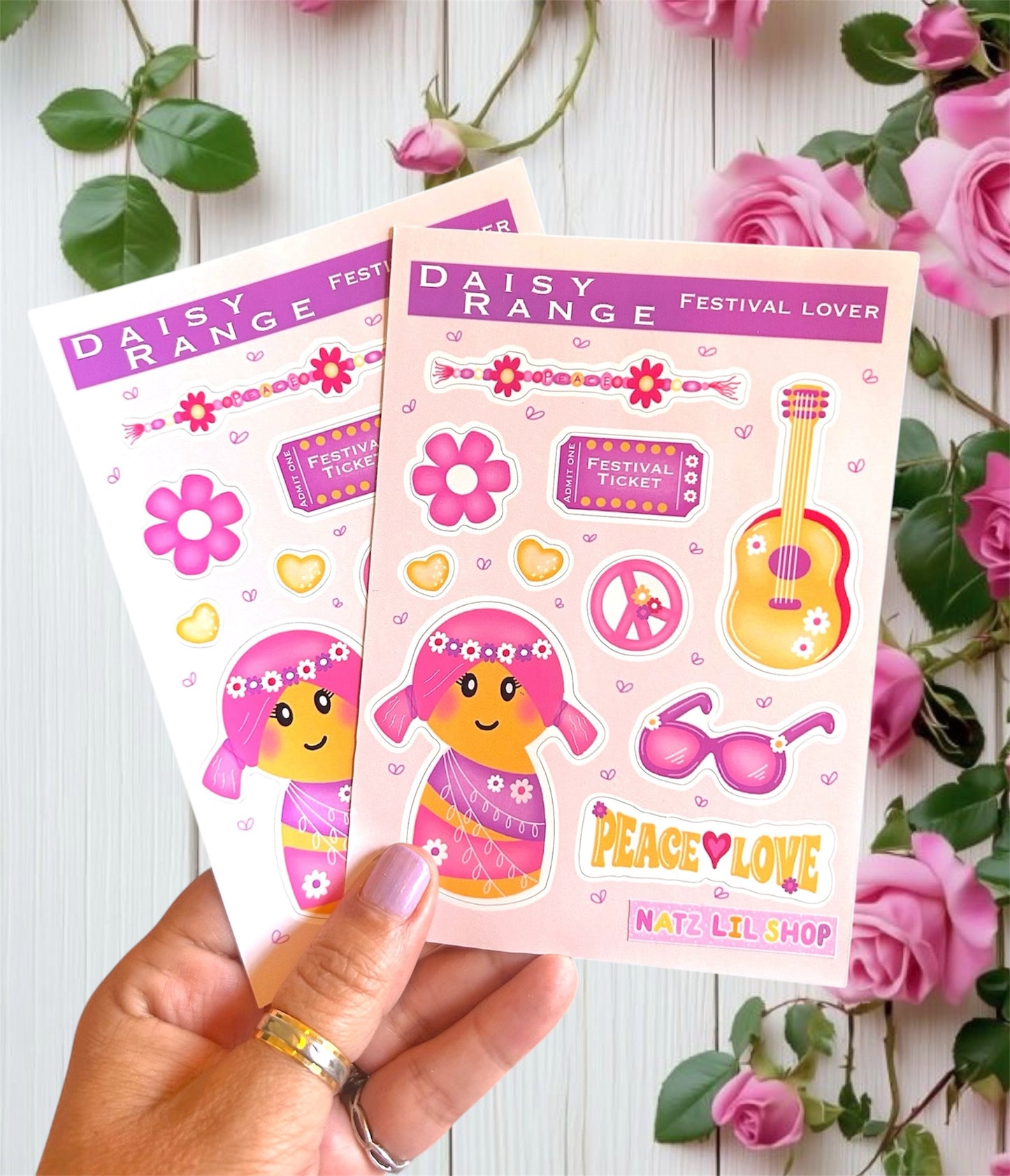 Music Festival Sticker Sheet
