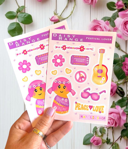 Music Festival Sticker Sheet