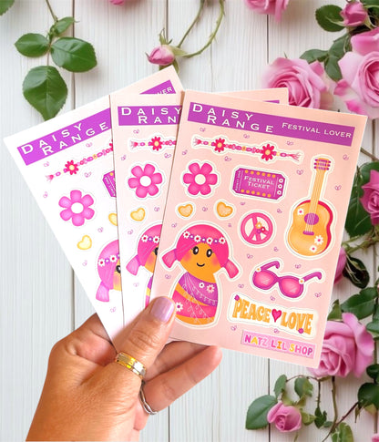 Music Festival Sticker Sheet