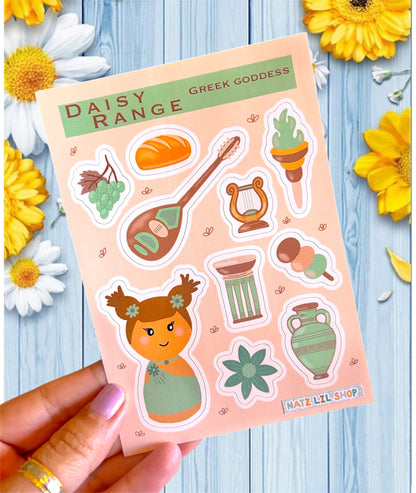 Greek Goddess Sticker-sheets