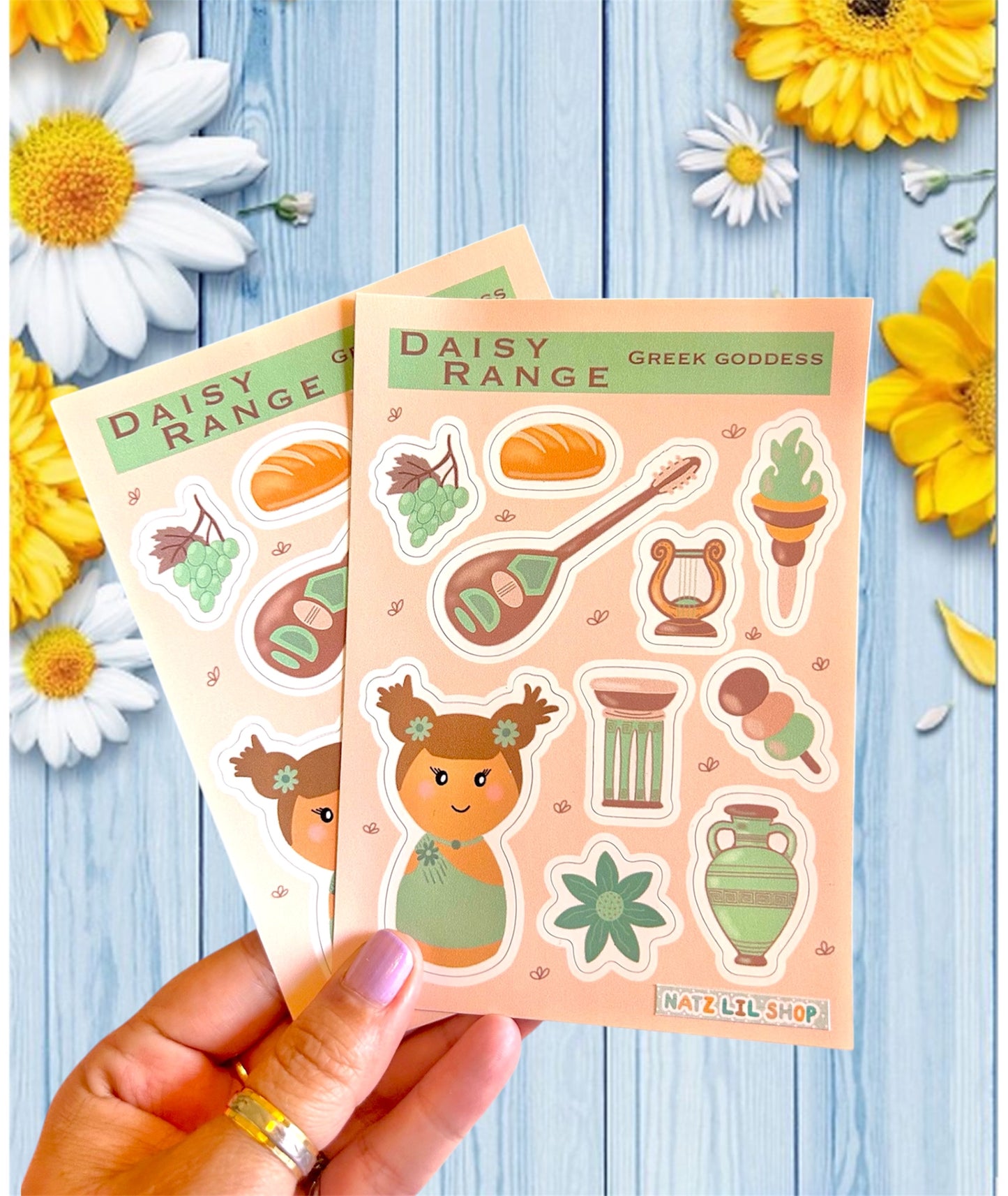 Greek Goddess Sticker-sheets