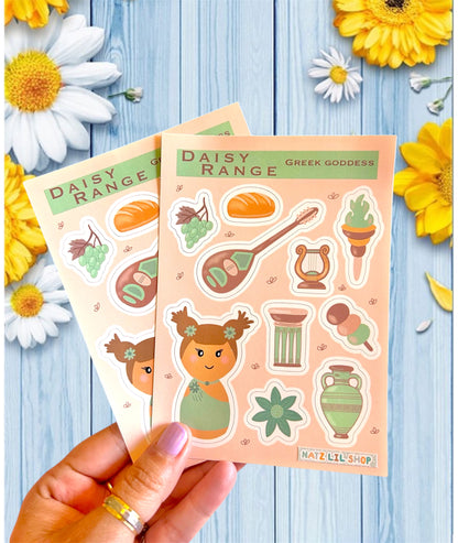 Greek Goddess Sticker-sheets