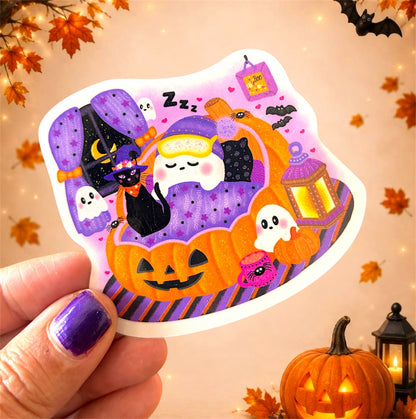 Sleepy Ghost Vinyl Sticker