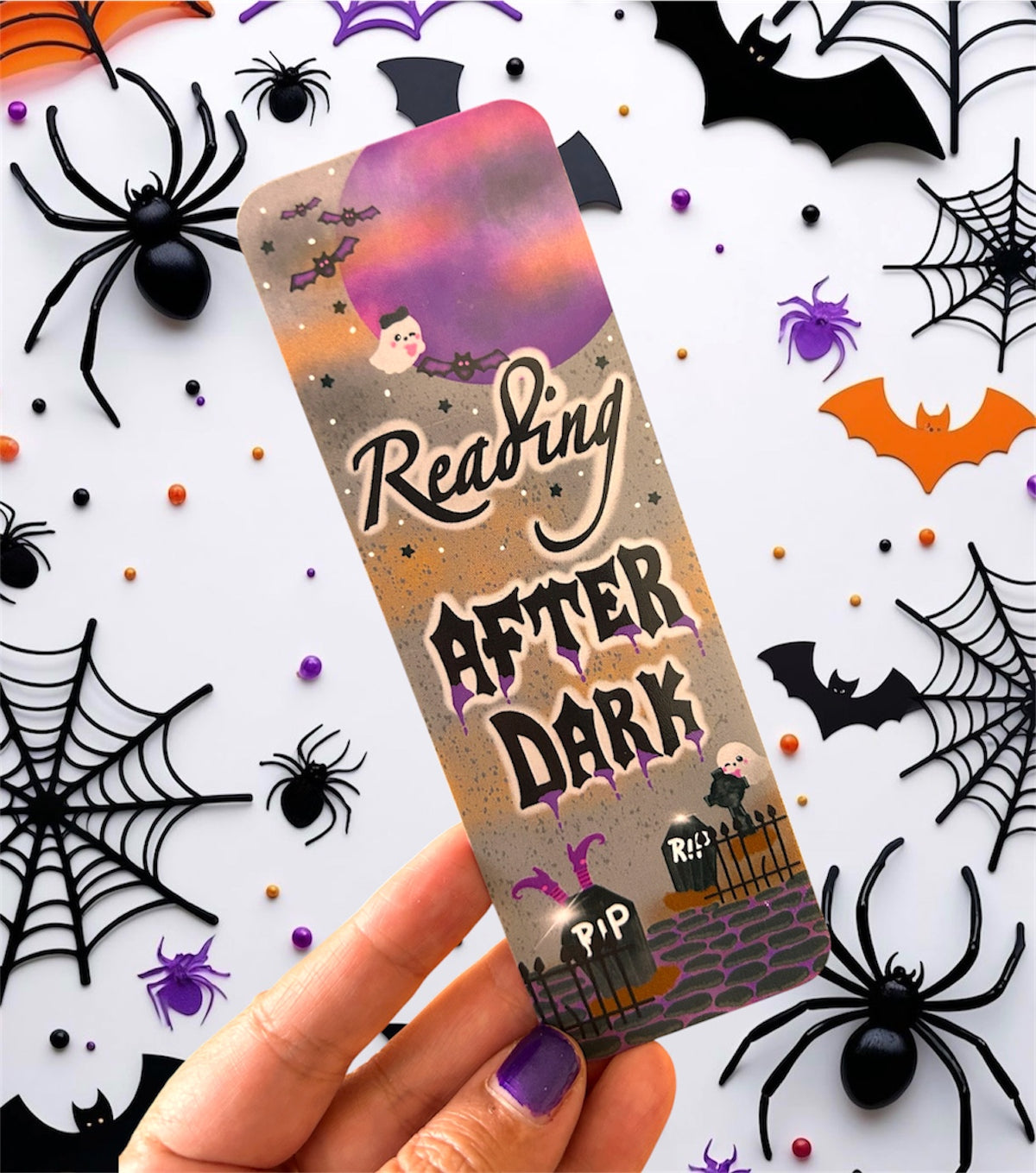 Reading After Dark Bookmark
